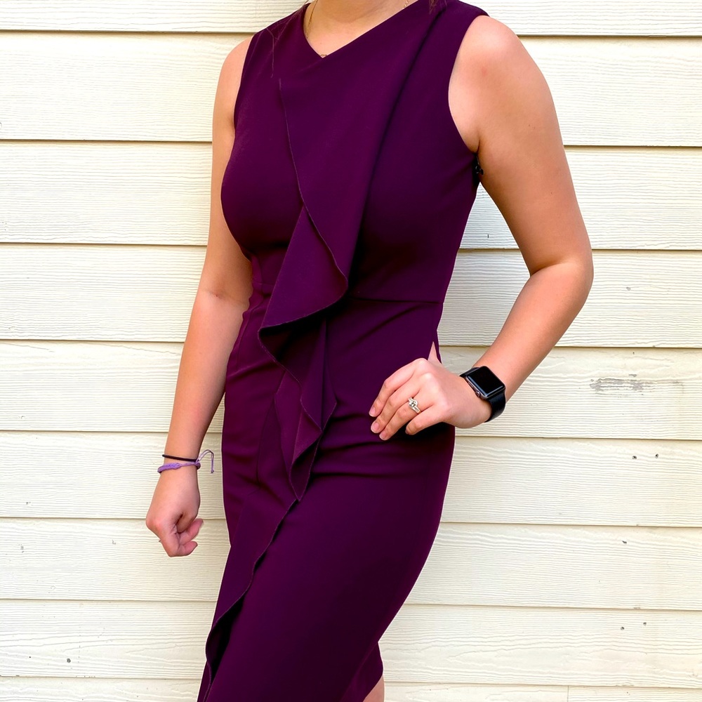 Calvin Klein purple dress size 4
